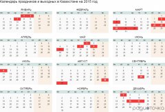 Как казахстанцы будут отдыхать в 2015 году? - календарь праздников